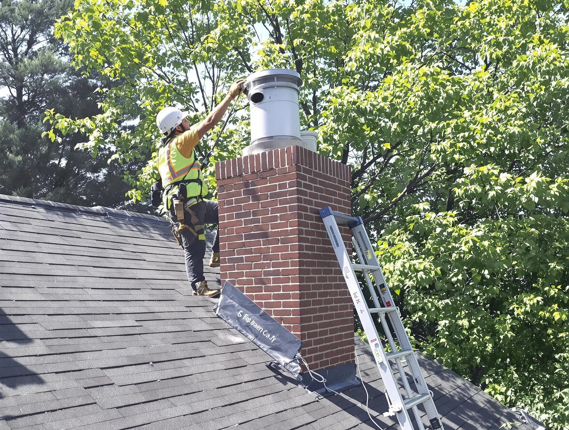 Chimney liner inspection by Derby Chimney Sweep in Derby, CO