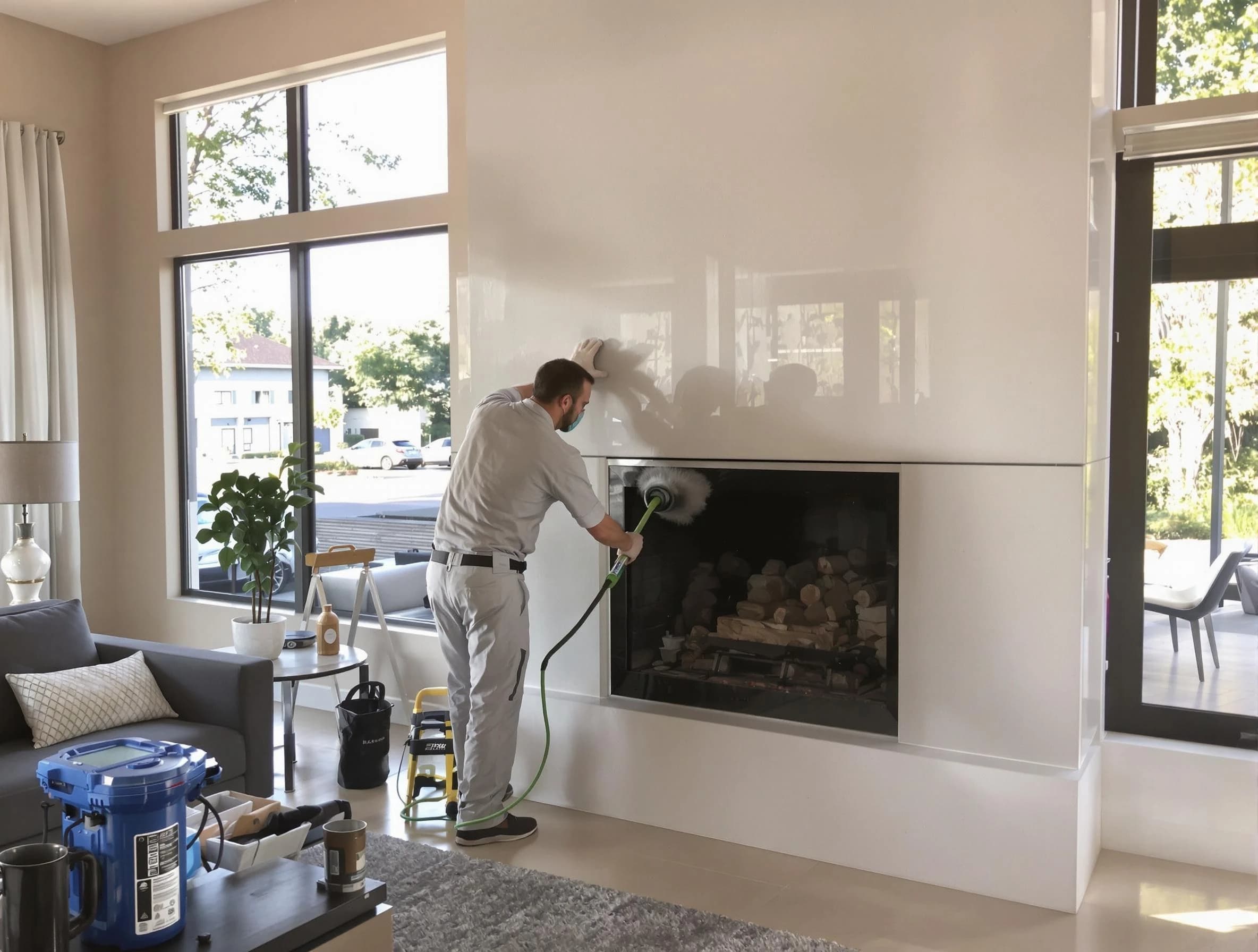 Derby Chimney Sweep performing thorough soot removal in Derby, CO