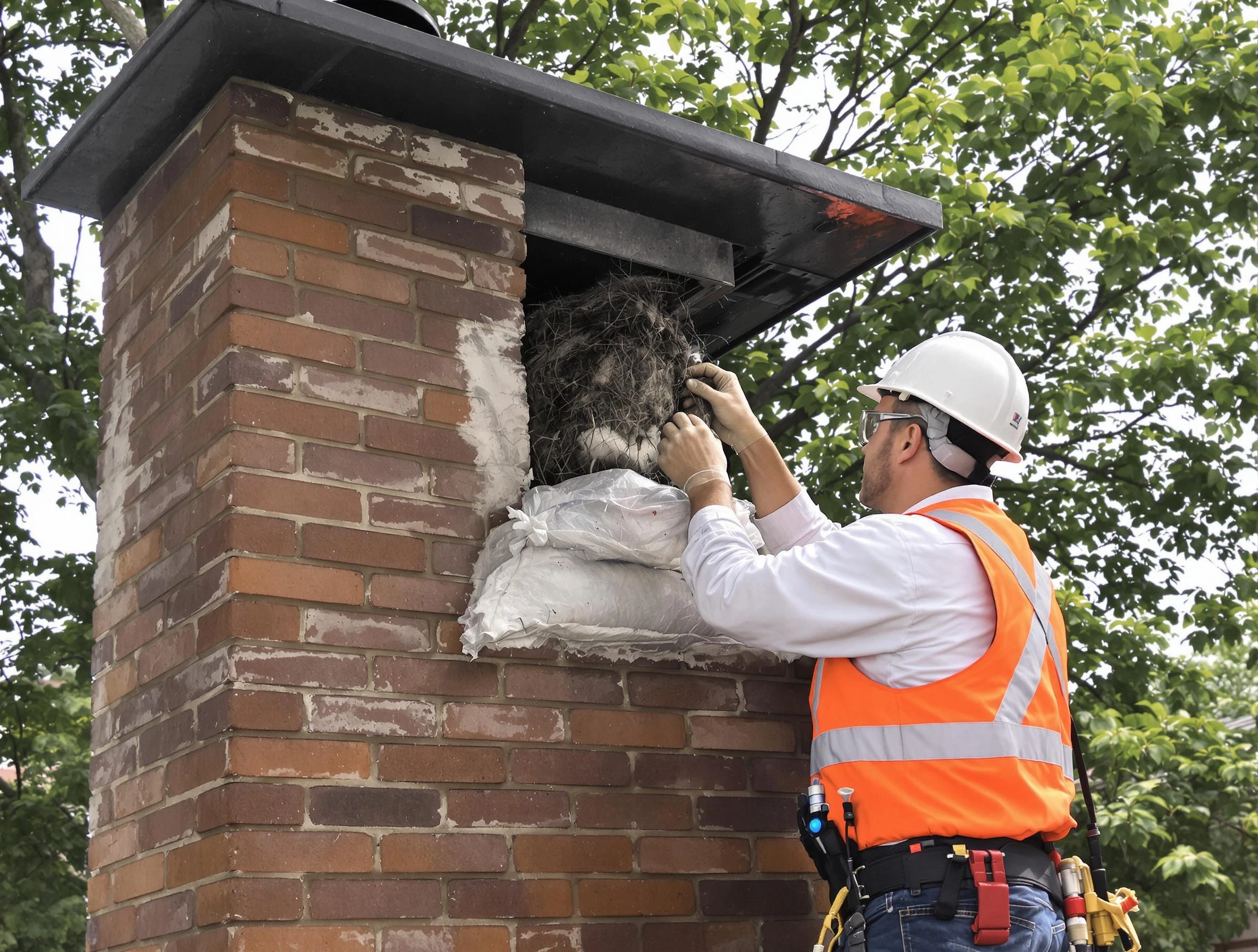 Humane removal of debris and animals by Derby Chimney Sweep in Derby, CO