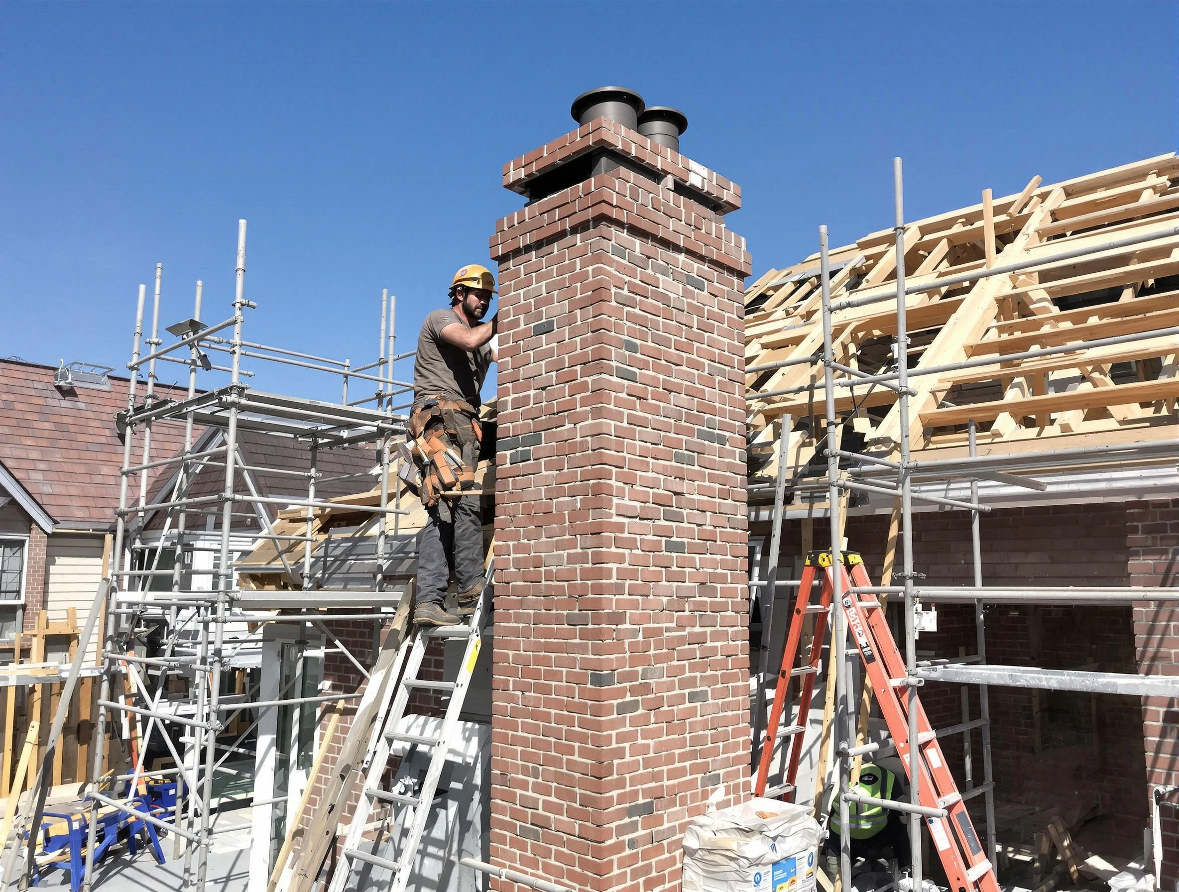 New chimney installation completed by Derby Chimney Sweep in Derby, CO