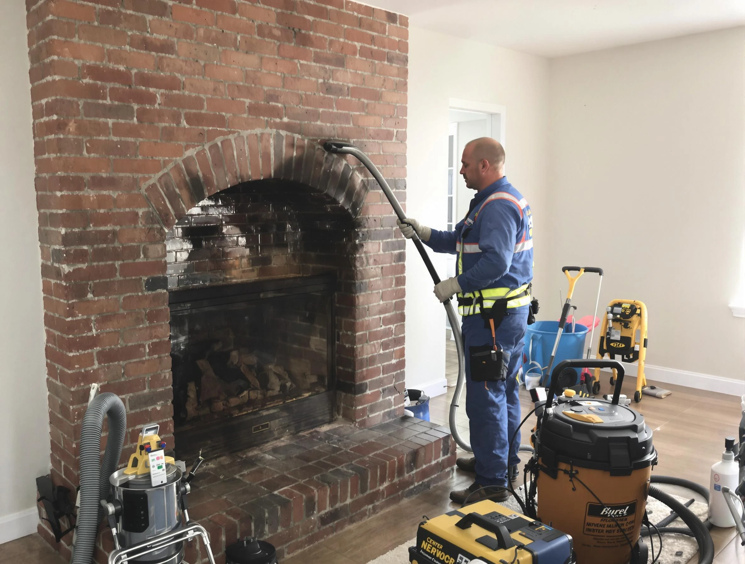 Derby Chimney Sweep expert performing detailed chimney sweep in Derby, CO